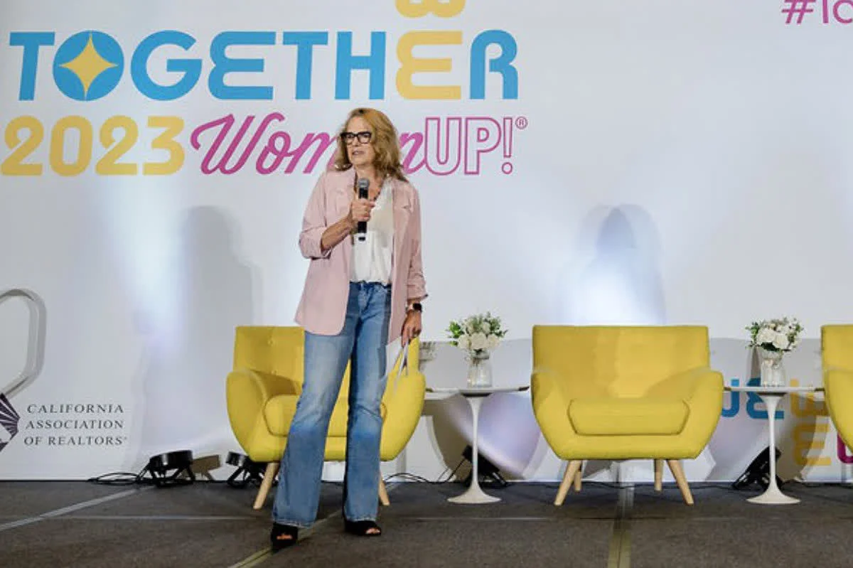 Cathy Sommerville at WomanUP keynote